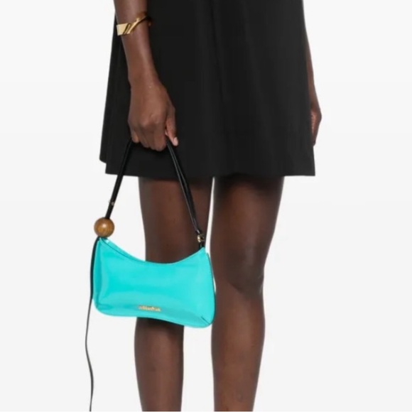 Jacquemus Le Bisou Perle Turquoise Shoulder Bag - Picture 2 of 4